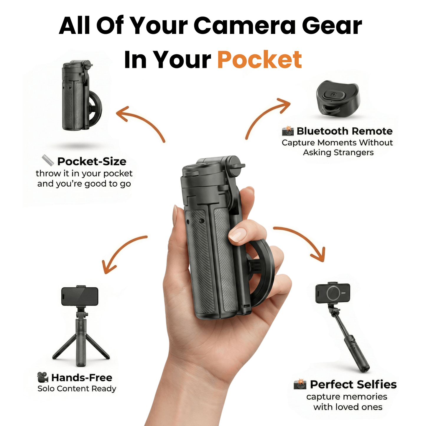 SnapPro™ 4 in 1 Pone Holder