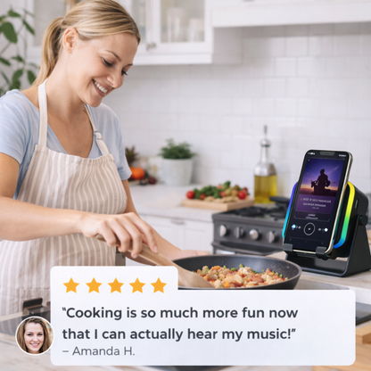 DropPlay™ 3 In 1 Phone Induction Speaker